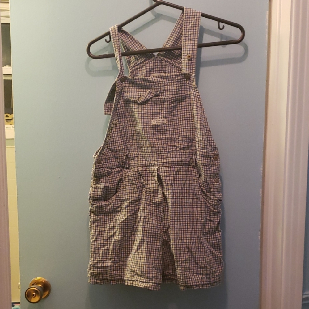 Vintage short overalls size medium